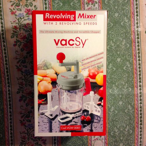 Zepter VacSy Revoving Mixer with 2 revolving speeds