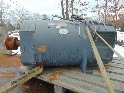 Ge stab shunt dc motor 150hp cd508at rpm 850/1700 encl.spfg-sv new arm 4-1-12 for sale