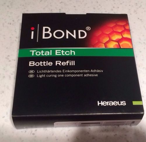 iBond Total Etch Heraeus Kulzer Dental Bonding Agent 1 Bottle-Exp 2016-03