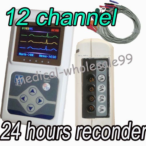 12-Channel CardioScape Holter Ambulatory ECG Holter System With FREE Software CE