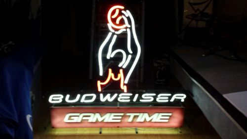 Budweiser game time basket ball 3 color neon