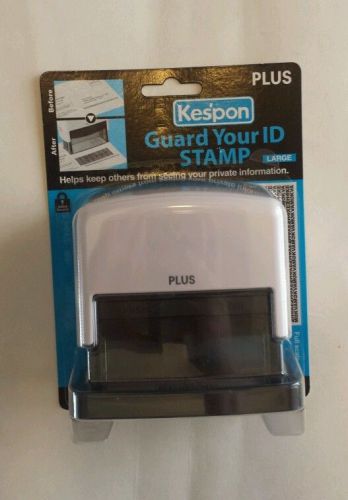 Plus Guard Your ID Stamp Large White