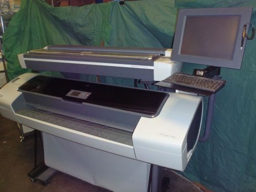 Hp designjet t1120 hd mfp 44&#034; large format scanner &amp; printer refurbished for sale