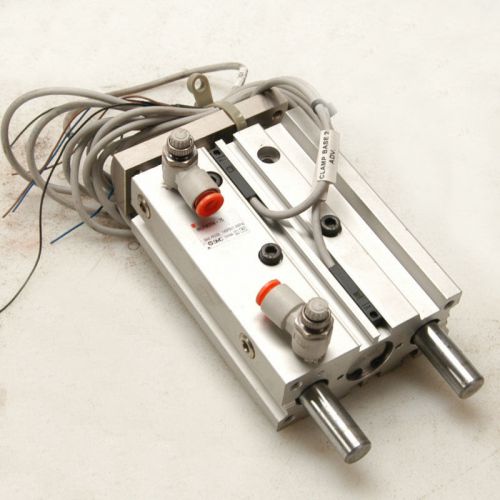 Smc mgpm20n-75 pneumatic cylinder compact guide slide w/ 2 sensors for sale