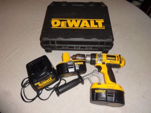 Dewalt 18v xrp 1/2&#034;  heavy duty hammer drill dc988 for sale