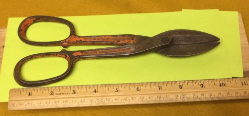 Vintage Crescent Tool Co. 10&#034; Shears - Tin Snips