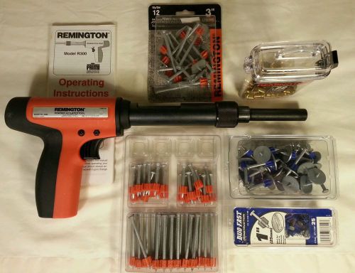 Remington r300. 22 cal powder actuated fastener tool with fasteners. for sale