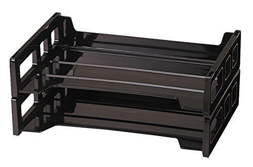 NEW OIC Side Load Letter Tray  13&#034; W  Black