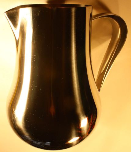 World Tableware Belle Resin Handle S/S 70 oz Pitcher with Ice Guard