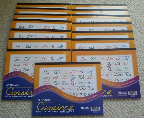 15 Cursive writing pads