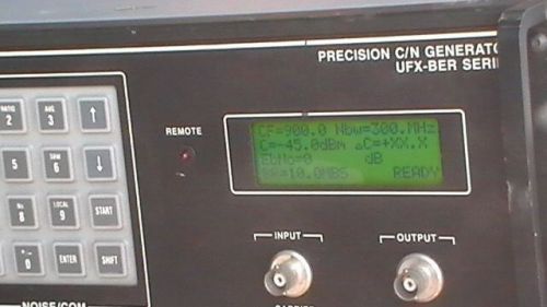 Noise/Com UFX-BER series 900 Precision C/N generator