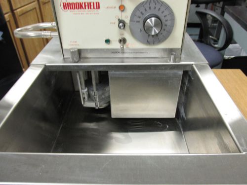 Brookfield neslab ex-200 lab temperature controlled circulating heat water bath for sale