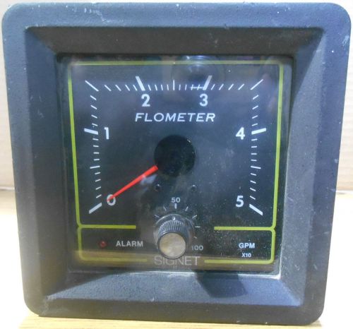 SIGNET P58540-1 FLOW METER WITH ALARM 0-5 GPM 120V, 1/4A