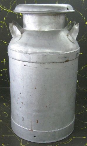 10-Gallon Steel Milk Can Container Clean Inside! Large Liquid Storage