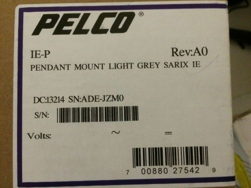 Pelco / schneider ie-p light grey sarix ie pendant dome camera mount - new for sale