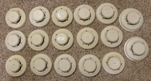 LOT OF 17 NOTIFIER SDRF- 751 PHOTOELECTRIC SMOKE With Bases