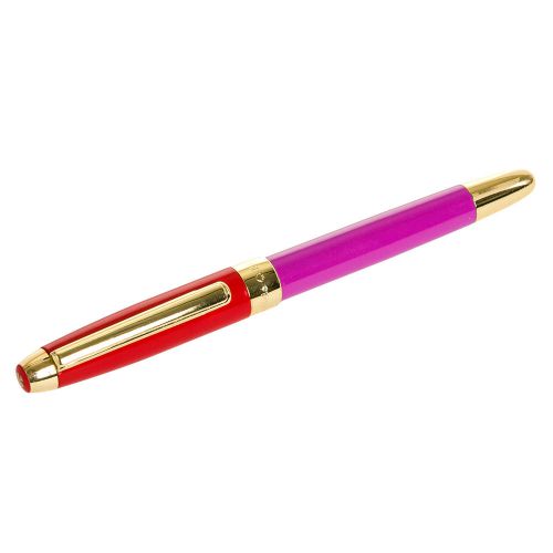 KATE SPADE NEW YORK NEW Womens Red &amp; Purple Writing Ballpoint Pen w/ Gift Box