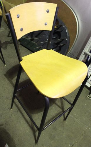 Restaurant tall bar chairs. lot of 4. for sale