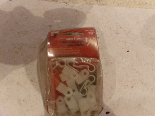 Gardner Bender PPC-1525 1/4-Inch Plastic Cable Clamp, 18-Pack - NEW