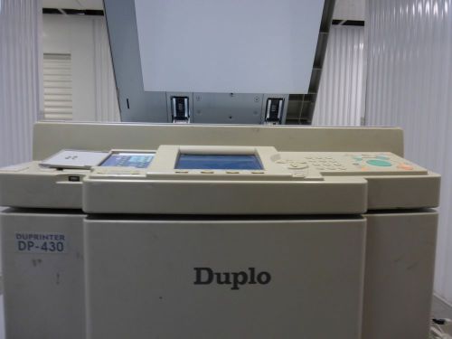Duplo DP-430  High Speed Flyer/Duplicator Electronic Press
