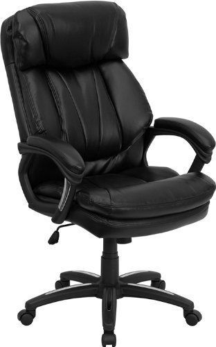 Flash furniture  hercules series high back black leather executive office chair for sale