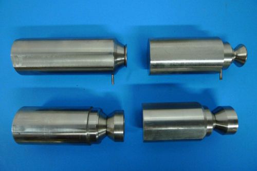 4 slitting saw arbors 1&#034; shaft conical ends machinist tools *a for sale