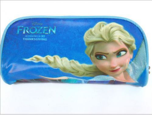 Kids Girls Boy Frozen Elsa Anna School Pencil Case Bag Pouch Plas free shipping
