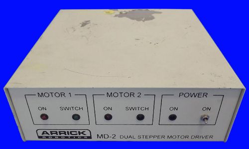 Arrick Robotics MD-2 Stepper Motor Driver MD-2B Dual Axis Controller / Warranty