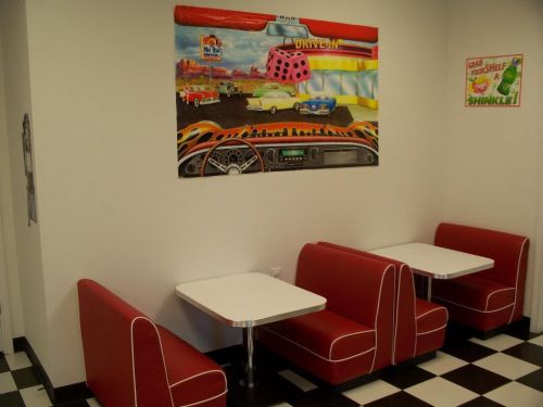 50&#039;s Retro Diner Booth Set - Child Size - 3 Available