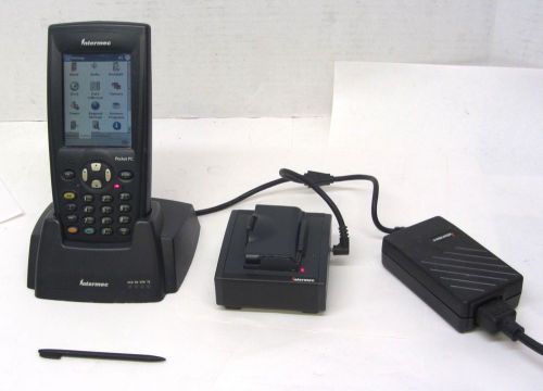 Intermec 700C Barcode Scanner Touchscreen Terminal Pocket PC + Accessories 53564