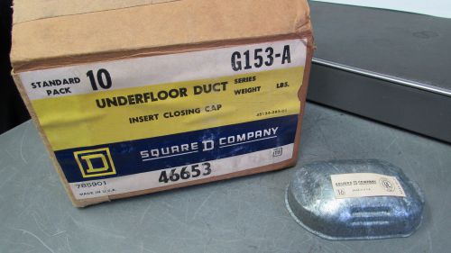 Square D G153-A Underfloor Duct Insert Closing Cap