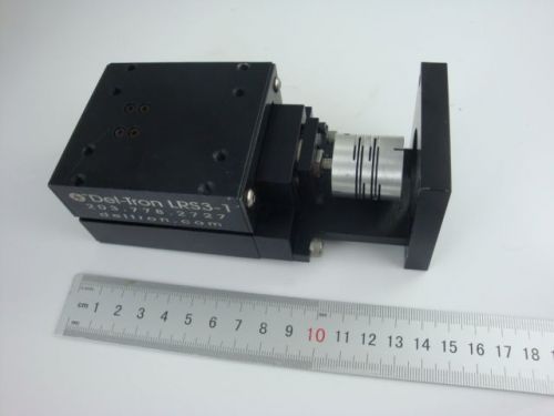 Del-Tron LRS3-1 Linear Stage Axis Actuator with Coupling for Z Axis mini CNC