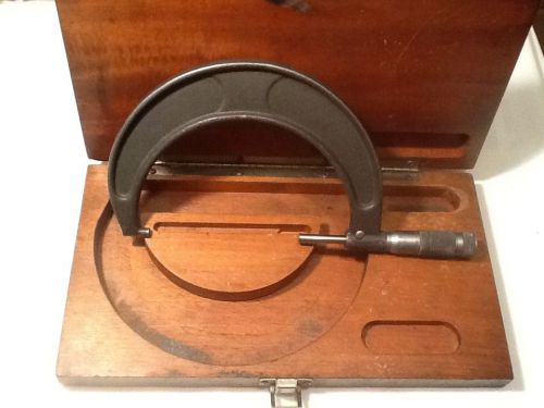 Brown &amp; sharpe outside micrometer 4-5 inch * with original box * for sale