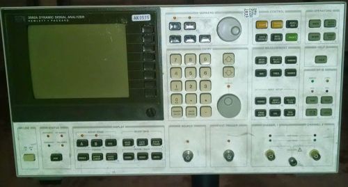 3562A Dynamic Signal Analyzer - (Hewlett Packard)