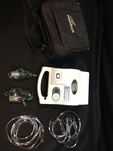 SPIDER NEB II 18021 Portable Nebulizer Asthma Sleep Apnea w Travel Case &amp; Extras