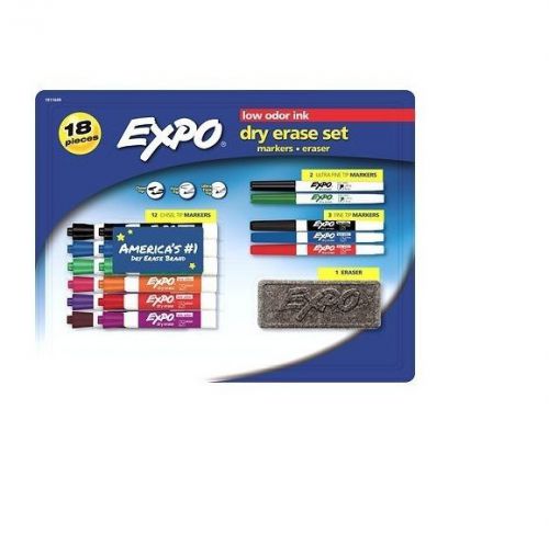 Expo 18 piece dry erase set 1911649 - brand new item for sale
