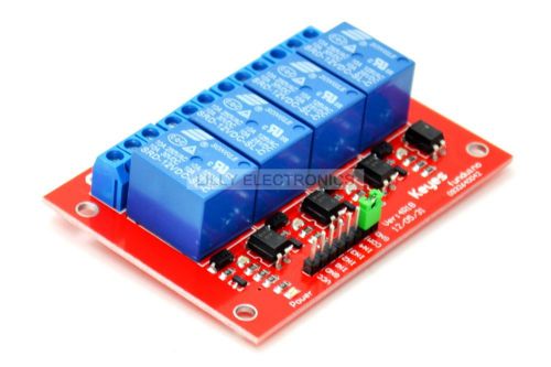 12V 4-Channel Relay Module For Arduino PIC AVR DSP ARM