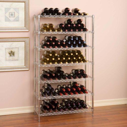 Wine Bottle Rack Restaurant Bar Beverage Storage Shelves Convertible Stacking