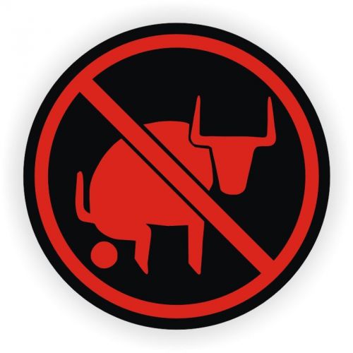 No bull$hit hard hat sticker | helmet decal label bull funny sarcastic joke for sale