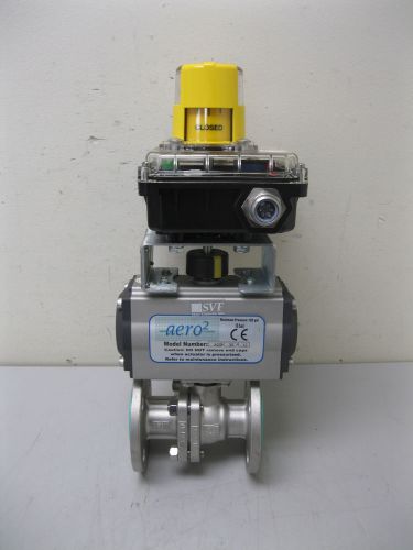 1&#034; 150# svf flow controls ss actuated ball valve new c16 (1689) for sale