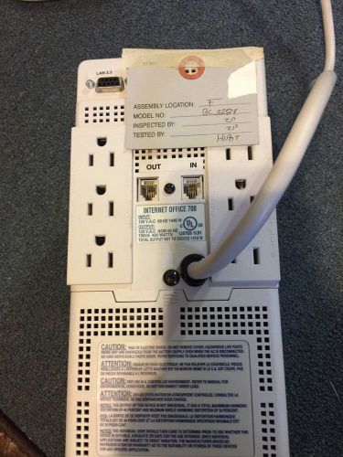 Tripp-Lite 6 Outlet Hospital Power Protection Internet Office 700 VA 120 VAV