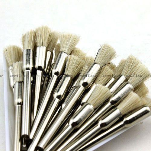 25x wool polishing polisher buffing pen shape brush burs for rotary tool 3mm*5mm for sale
