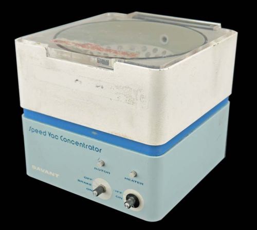 Savant svc-100h speedvac concentrator heated evaporator 40-slot rotor centrifuge for sale