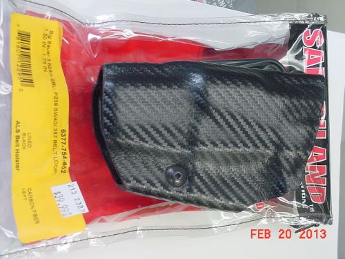 Safariland carbon fiber als belt holster for sig sauer 3.625in bbl,  lh for sale