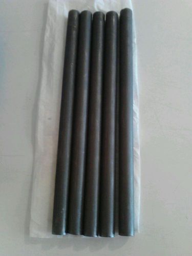 SET OF 5 CARBON GRAPHITE MIXING  RODS 3/4&#034;x12&#034; GOLD SILVER STIRRING JEWELRY MELT
