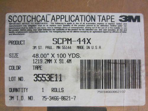 3M Scotchcal Application Tape SCPM-44X 48&#034; X 100 Yards