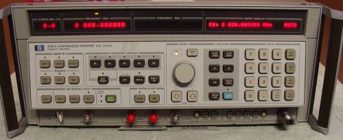 Hp - agilent 8341a 20 ghz sythesized signal generator w/opt 01! nist calibrated for sale