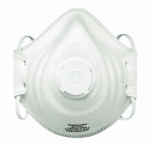 50 gateway 80102v peakfit vented n95 particulate respirator masks (5 boxes/10e) for sale