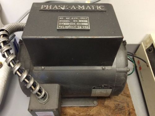Used phase-a-matic r-10 rotary phase converter 10 hp for sale