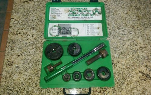 Greenlee knockout set kit with ratchet 7238SB